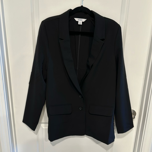 Old Navy Black Blazer LTALL - Picture 2 of 6